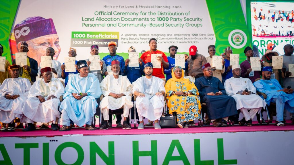 KNSG allocates land to over 1,000 APC marshals, support groups …As Gov. Yusuf urges beneficiaries to build homes, businesses, shun violence