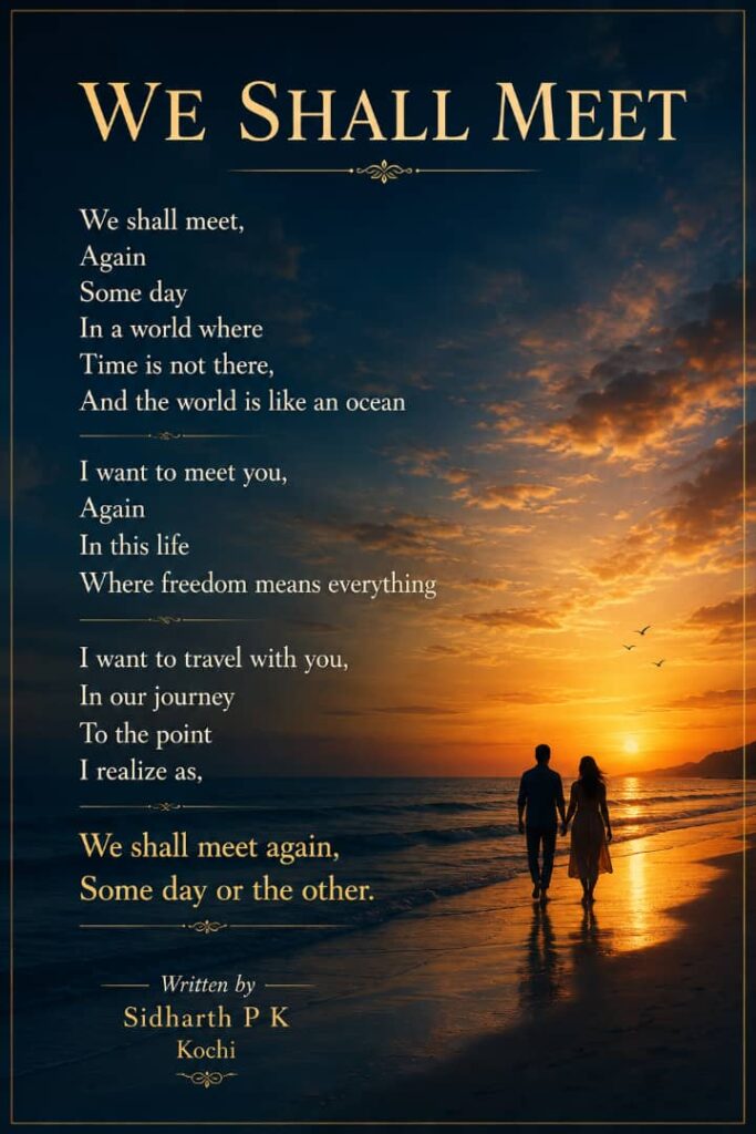 Poem: We shall meet