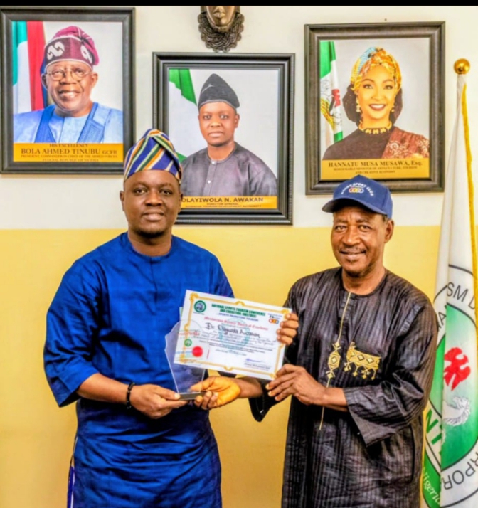 Dr. Awakan receives NASTOCE 2026 Merit Award