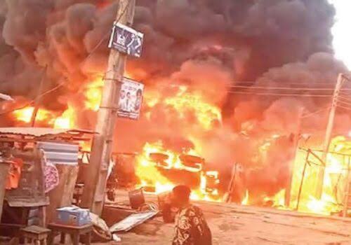 Months after Singer market fire, affected traders demand fulfilment of government support Promises